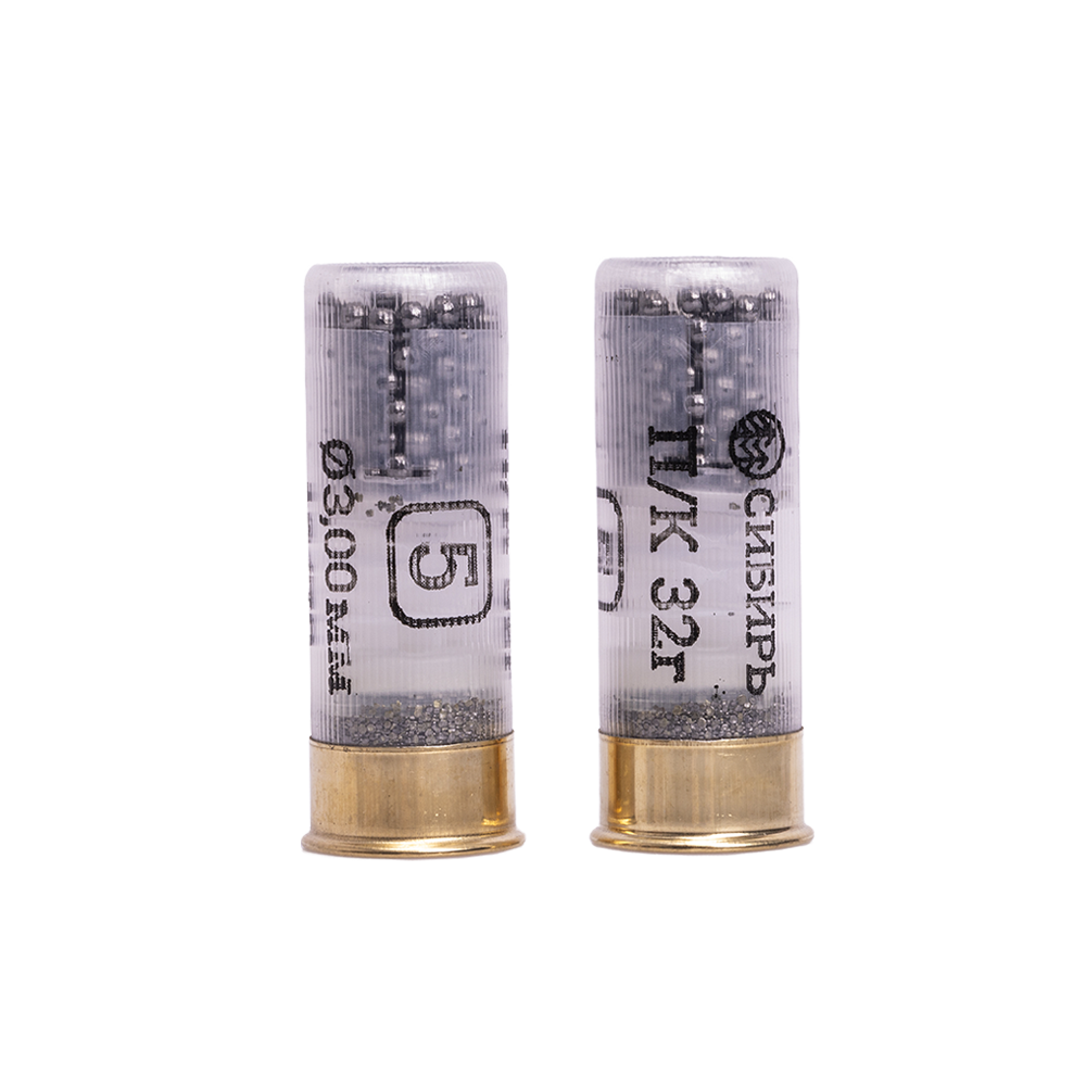 Патрон СИБИРЬ PREMIUM 12/70 охотничий дробовой 32г №5 (в пачке 25 шт) (в коробке 250шт). Фото №3
