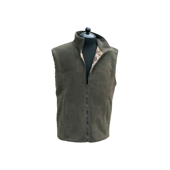 Жилет флис (хаки) р.46-48_(ХСН). Фото №3 Жилет флис (хаки) р.46-48_(ХСН). Фото №3