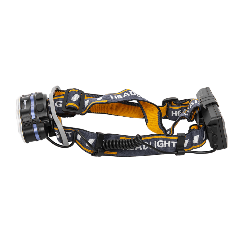 Фонарь налобный 1100 LM, IPX4, USB NISUS. Фото №5