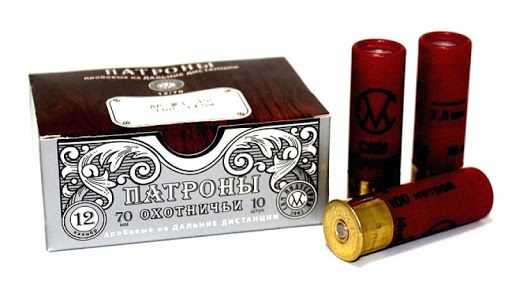 СКМ Патрон охотничий 12/70, 36гр. №0 (п. Импорт) (в коробке 25 шт.). Фото №1