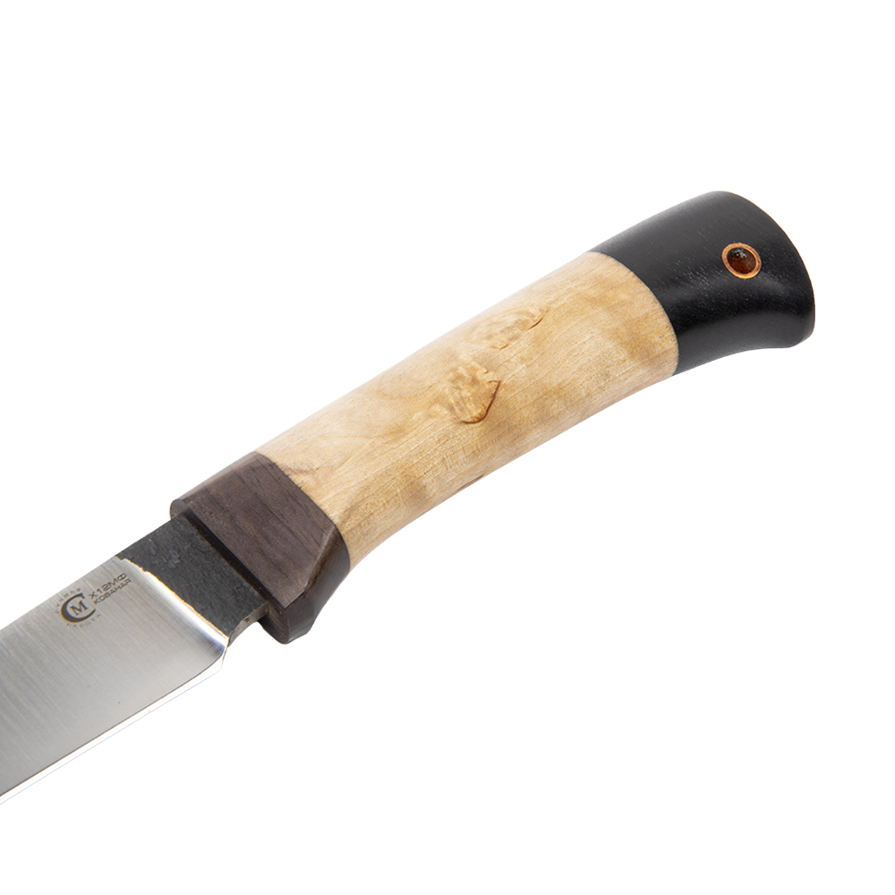 Нож МС Турист, кованый, сталь Х12МФ, карел.бер.,граб. Фото №5 Нож МС Турист, кованый, сталь Х12МФ, карел.бер.,граб. Фото №5