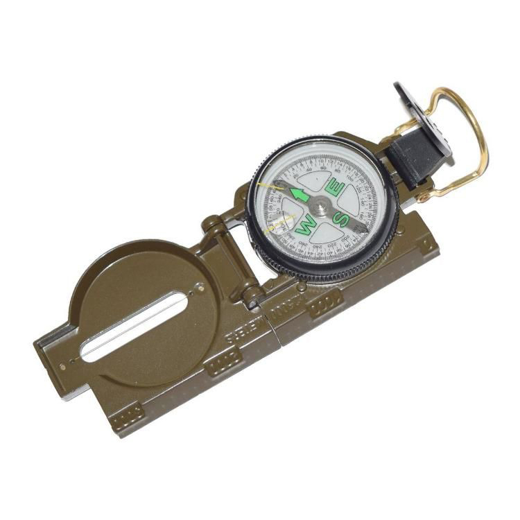Компас ДС 45-3А, металлический корпус, темнозеленый. Фото №1