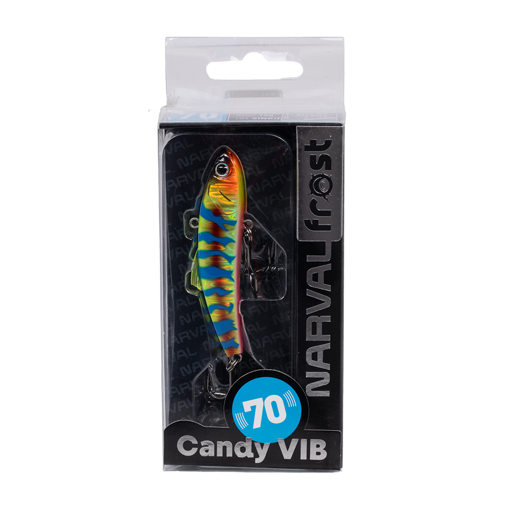 Воблер-раттлин Narval Frost Candy Vib 70мм, 14гр, цвет (#025-Tropicana). Фото №5