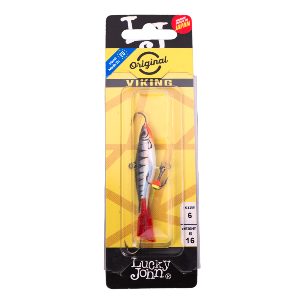 Балансир Lucky John VIKING 60мм, 16гр, цвет (12HRT) с тройником. Фото №1 Балансир Lucky John VIKING 60мм, 16гр, цвет (12HRT) с тройником. Фото №1