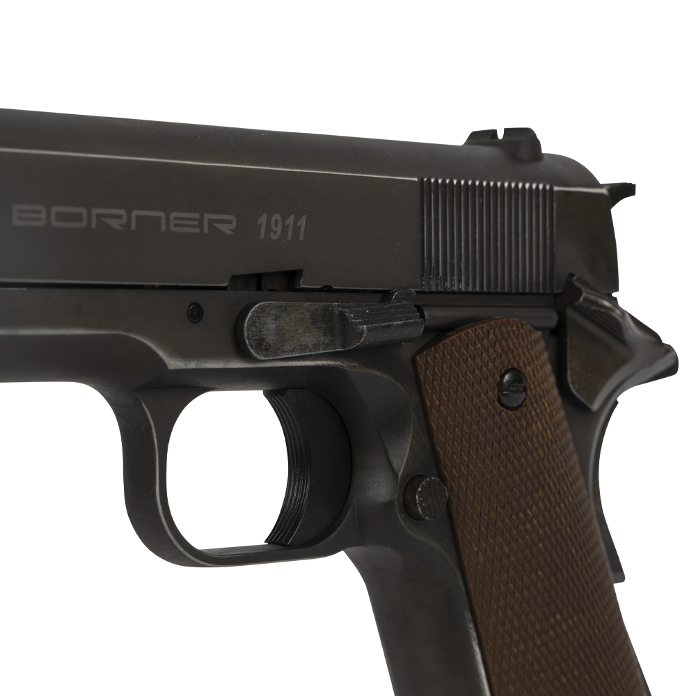 Пистолет пневматический BORNER 1911 Blowback калибр 4,5 мм/Bbs. Фото №3 Пистолет пневматический BORNER 1911 Blowback калибр 4,5 мм/Bbs. Фото №3