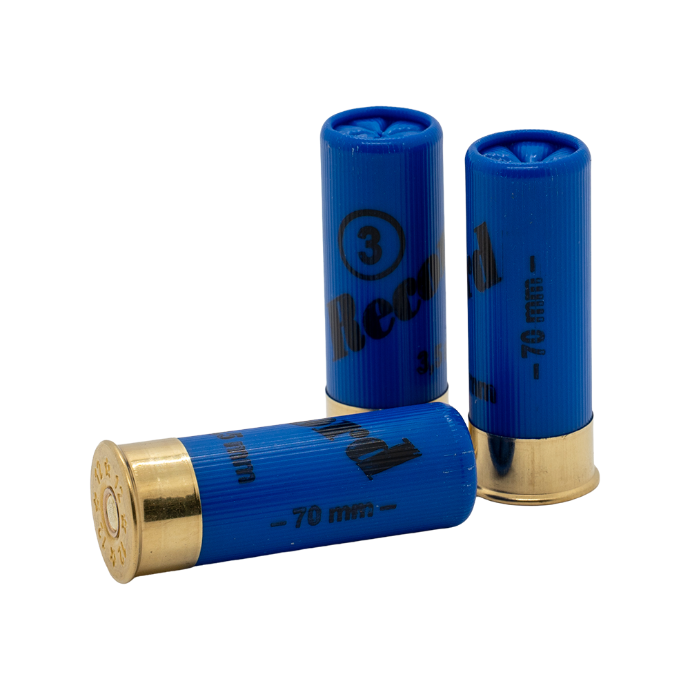 Патрон "Рекорд" (пластиковый контейнер) 12/70 №3 32 гр. NEW (пачка 25 шт, короб., 250). Фото №2