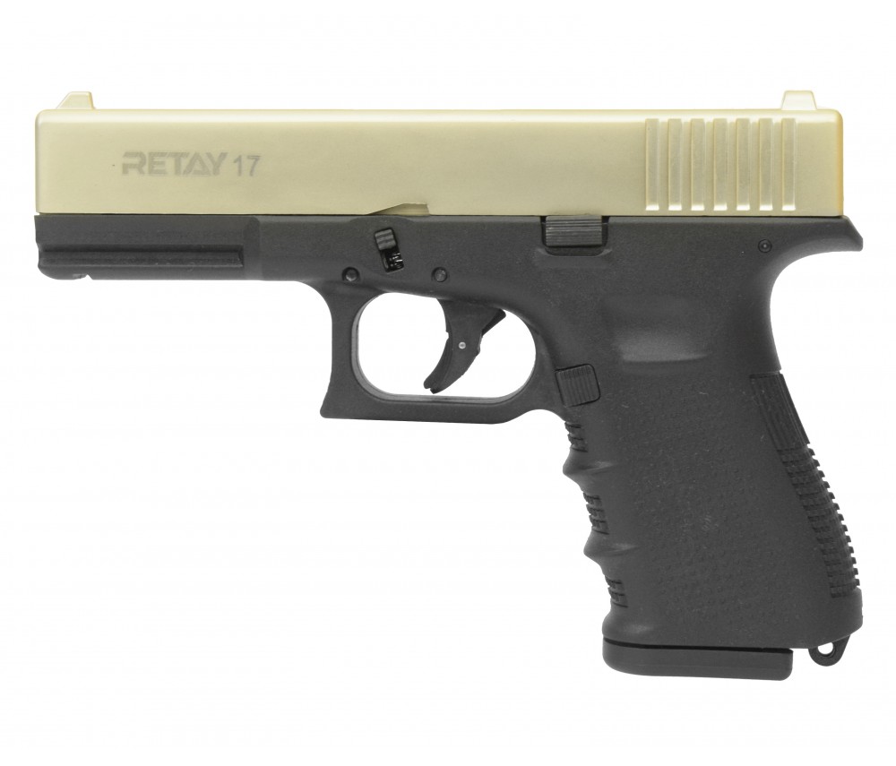 Пистолет охолощенный RETAY 17, (Glock 17), Сатин, калибр 9mm. P.A.K. Фото №3 Пистолет охолощенный RETAY 17, (Glock 17), Сатин, калибр 9mm. P.A.K. Фото №3