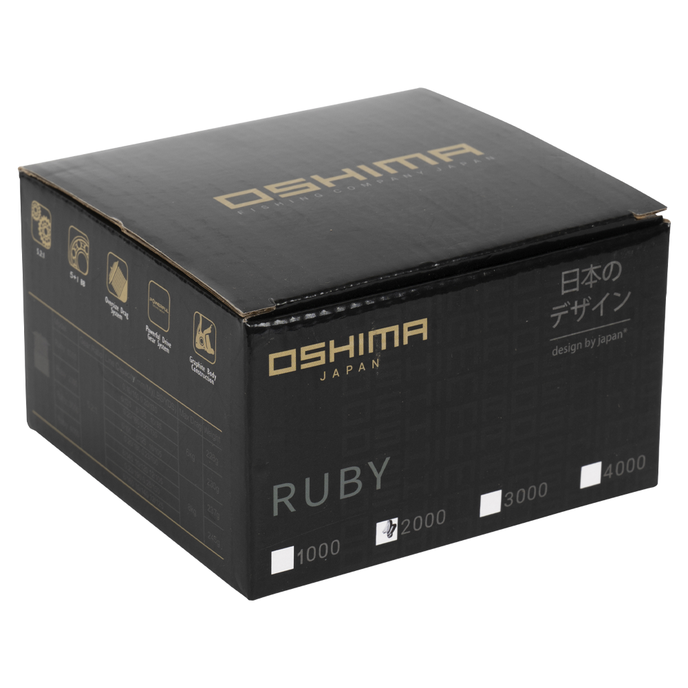Катушка безынерционная Oshima Ruby 2000 (bb 5+1; gr 5.2:1). Фото №6