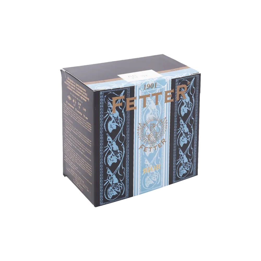 Патрон ФЕТТЕР БИОР 12/70 дробь № 00, 32гр. (в пачке 25 шт.) (в коробке 250 шт.). Фото №1 Патрон ФЕТТЕР БИОР 12/70 дробь № 00, 32гр. (в пачке 25 шт.) (в коробке 250 шт.). Фото №1