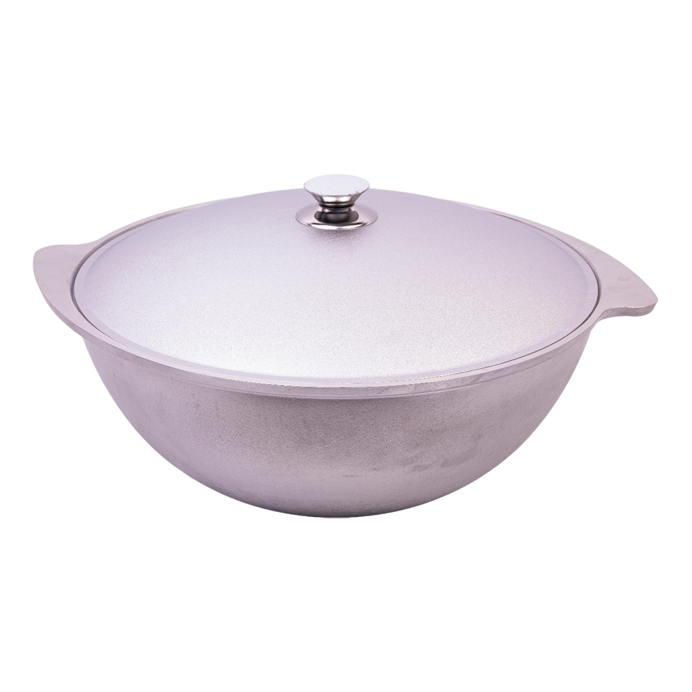 Казан KUKMARA для плова с крышкой (литой, алюминиевый) 9 л. Фото №1 Казан KUKMARA для плова с крышкой (литой, алюминиевый) 9 л. Фото №1