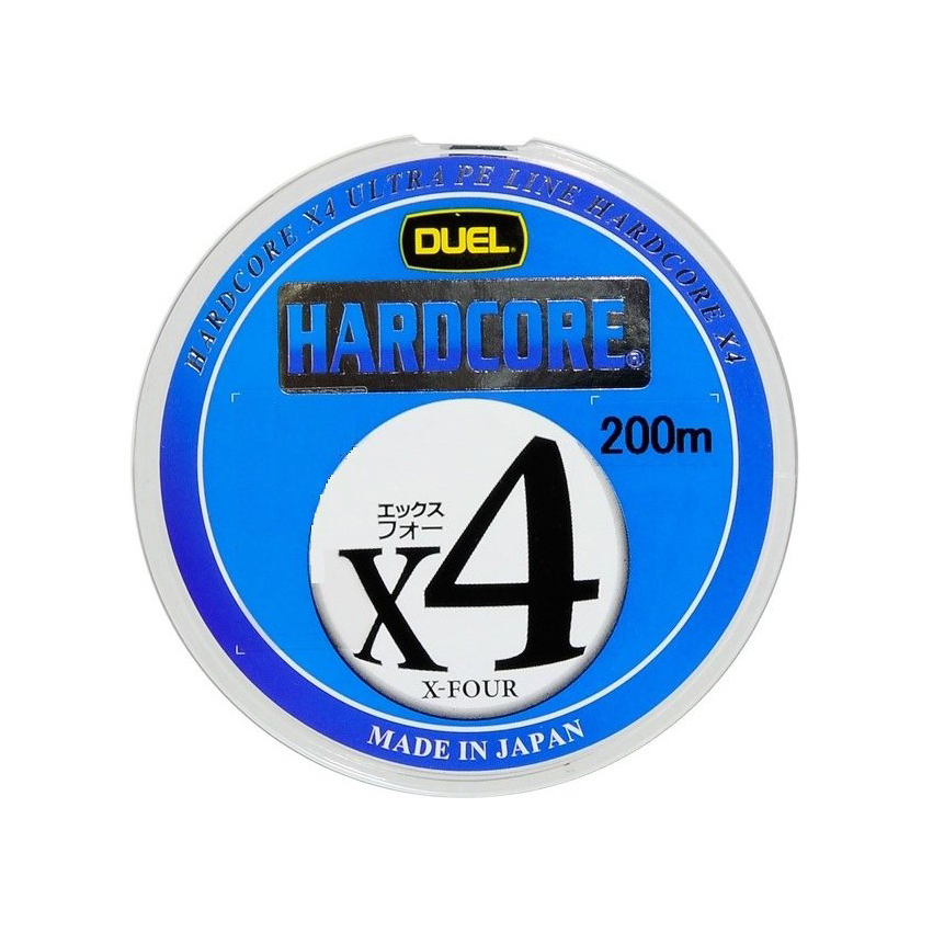 Плетеный Шнур Duel PE Hardcore X4 200m 5Color #1.0 (0.171mm) 8.0kg. Фото №2