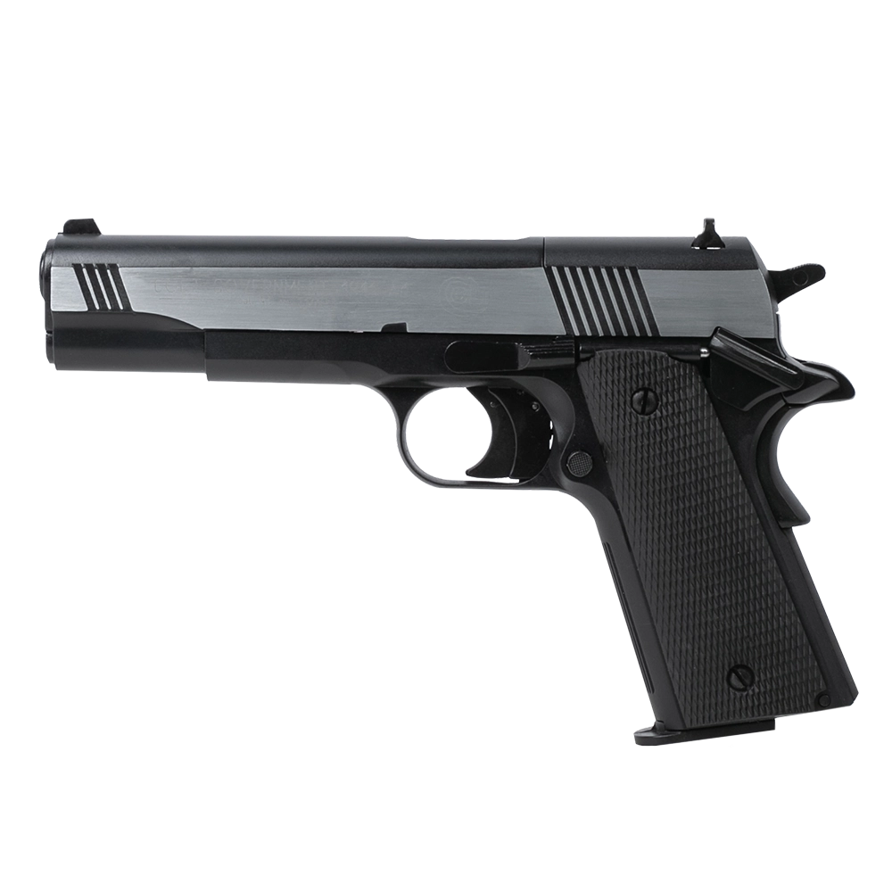 Пистолет пневматический Colt Government 1911 A1 (чёрный с чёрными пластиковыми накладками). Фото №3 Пистолет пневматический Colt Government 1911 A1 (чёрный с чёрными пластиковыми накладками). Фото №3