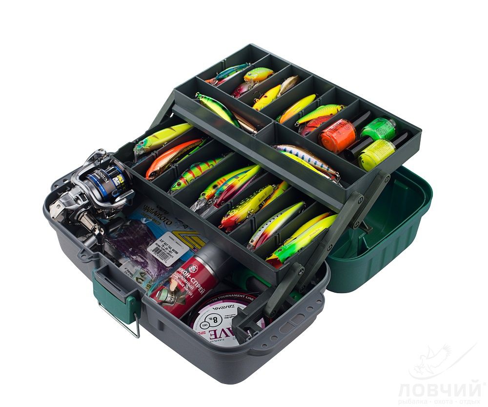 Ящик рыболовный ЯР-2 (380х190х180) 2лотка. Фото №2 Ящик рыболовный ЯР-2 (380х190х180) 2лотка. Фото №2
