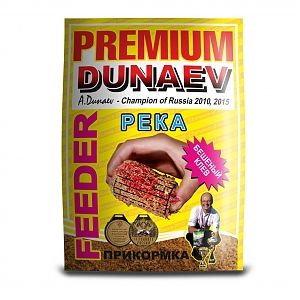 Прикормка "DUNAEV-PREMIUM" 1кг Фидер Река. Фото №1