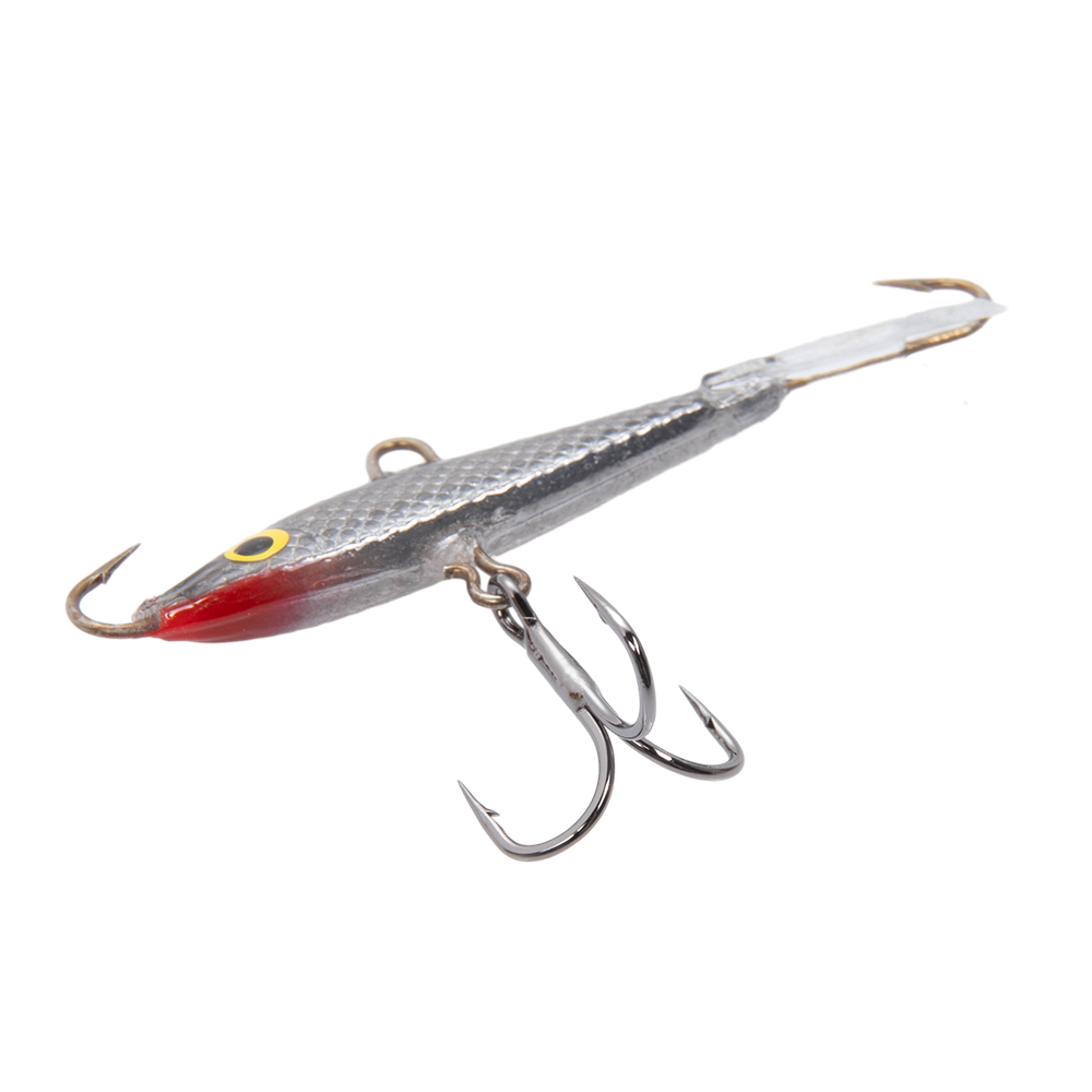 Балансир Kuusamo Tasapaino 50мм, 7гр, цвет (BL/R/Silver) с тройником. Фото №3 Балансир Kuusamo Tasapaino 50мм, 7гр, цвет (BL/R/Silver) с тройником. Фото №3