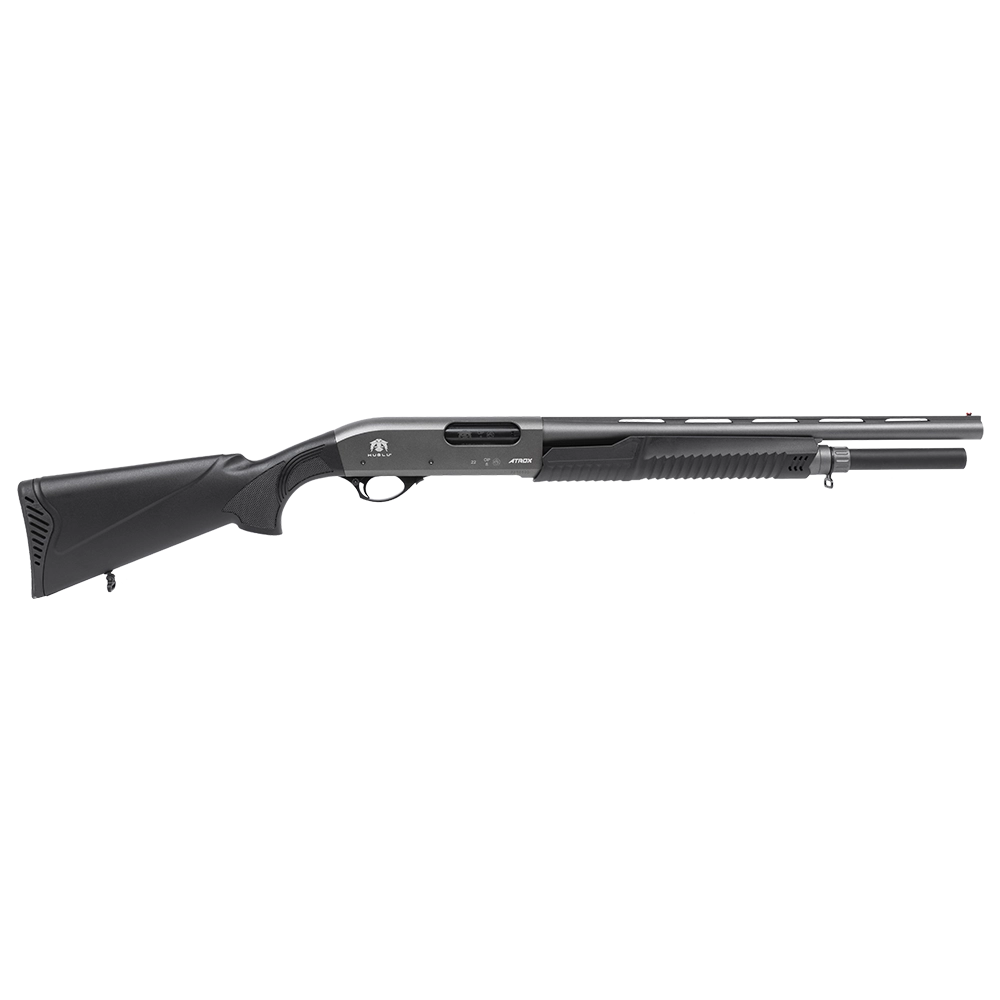 Ружье Huglu Atrox Standart GREY 2 12x76 PUMP ACTION SHOTGAN L510 7+1 5СМЧ,ключ,мушка. Фото №1
