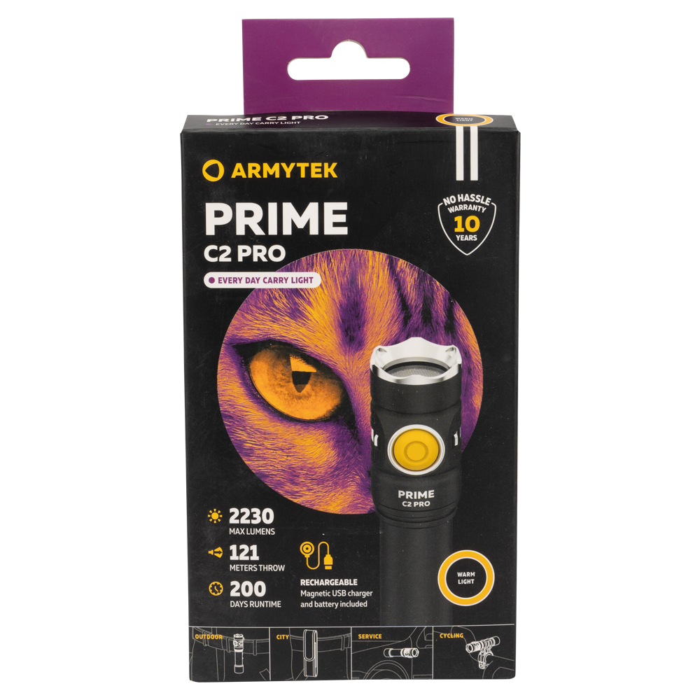 Фонарь Armytek Prime C2 Pro Magnet USB Белый. Фото №8 Фонарь Armytek Prime C2 Pro Magnet USB Белый. Фото №8