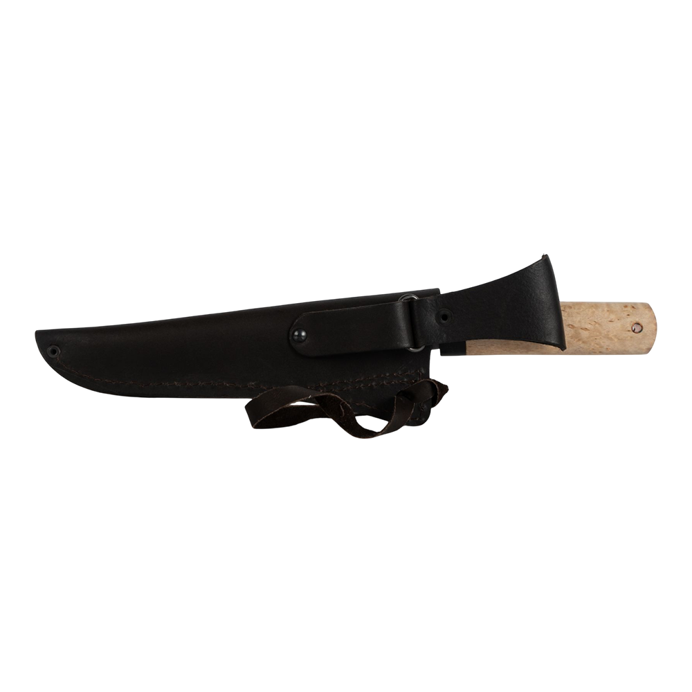 Нож МС Северный "Куница", клинок Х12МФ, кованный дол, карельская береза. Фото №4