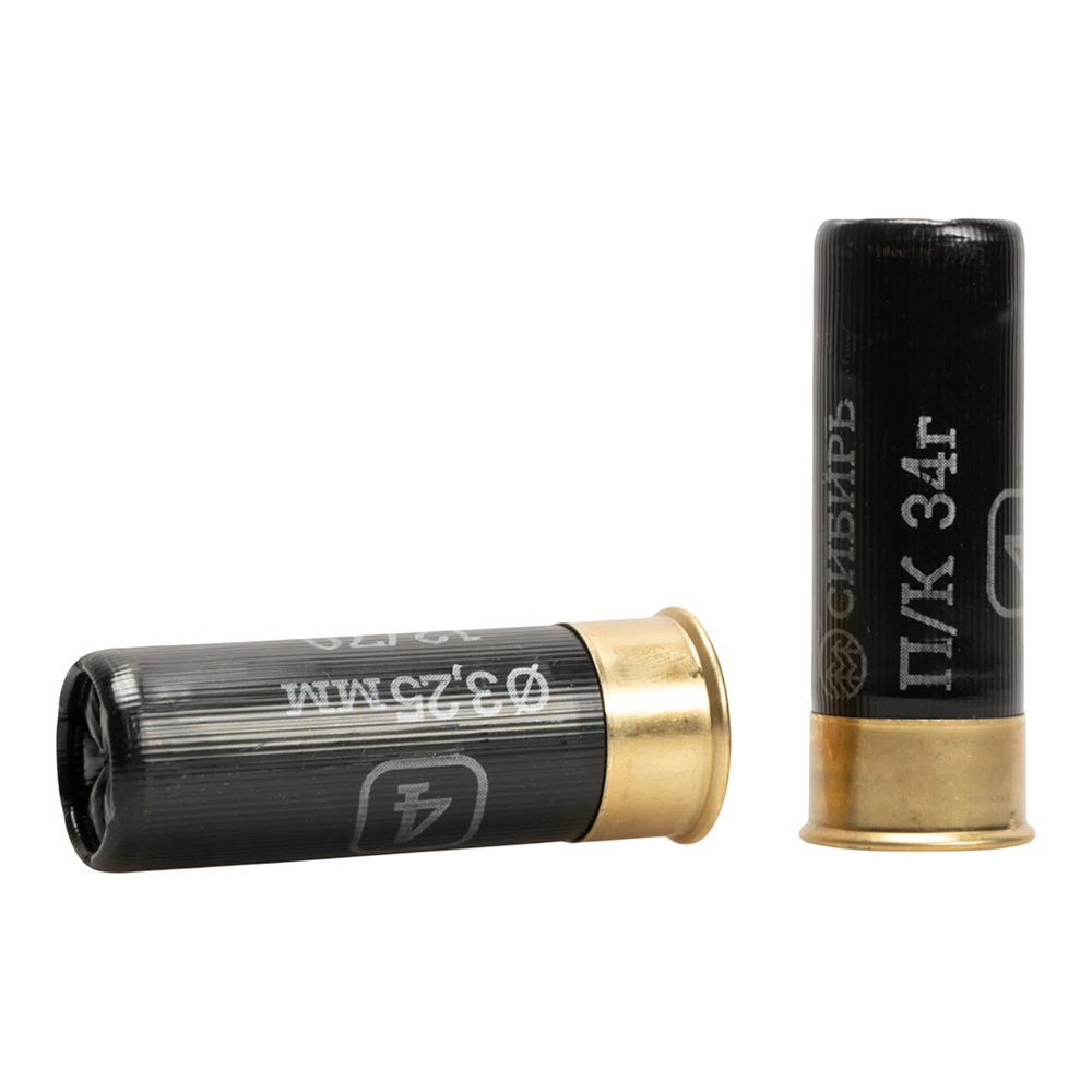 Патрон СИБИРЬ PREMIUM 12/70 охотничий дробовой 32г №0 б/к (CX-2000) (пачка 25 шт) (в коробке 250шт). Фото №2