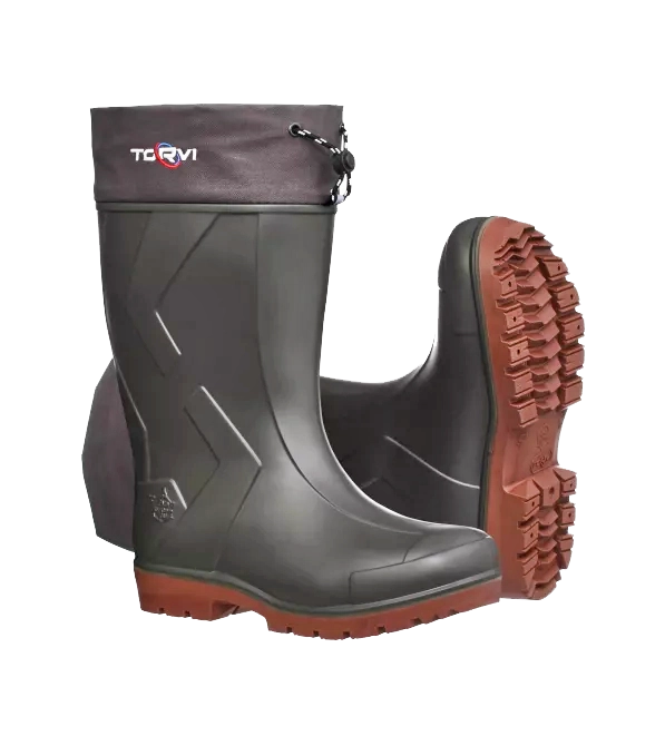 Сапоги TORVI ЭВА с шипованной ПУ подошвой и 5-сл. вкладышем (гипоалерген.) -40С, олива р. 40/41. Фото №3