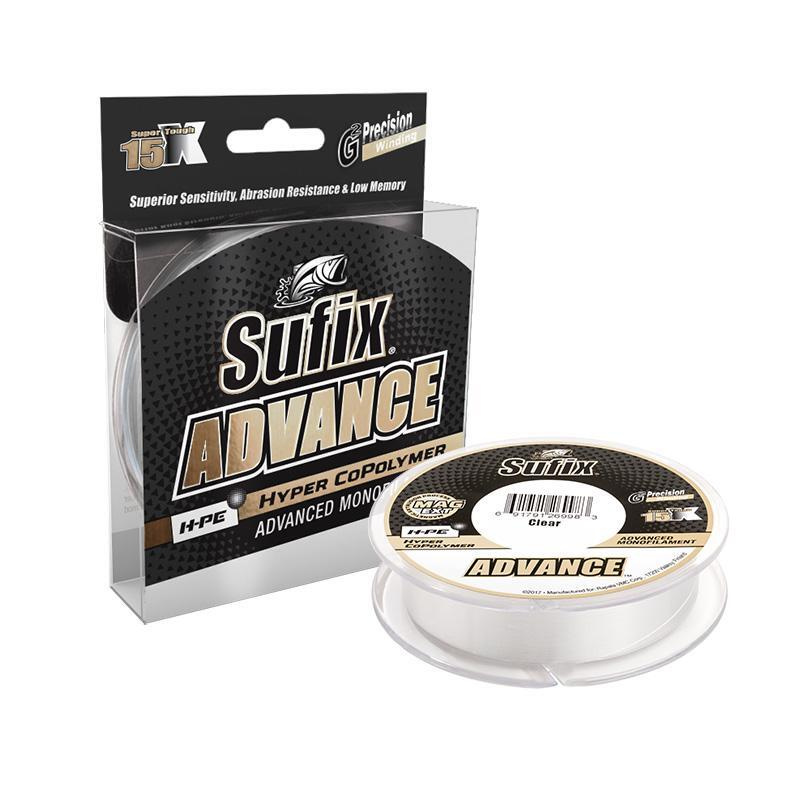 Леска SUFIX Advance прозрачная 150м 0.20мм 4.5кг. Фото №2
