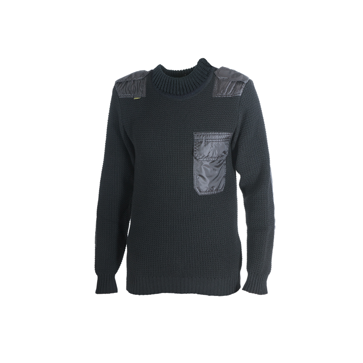 Джемпер три нити черный, р. 52/176_(ХСН). Фото №1