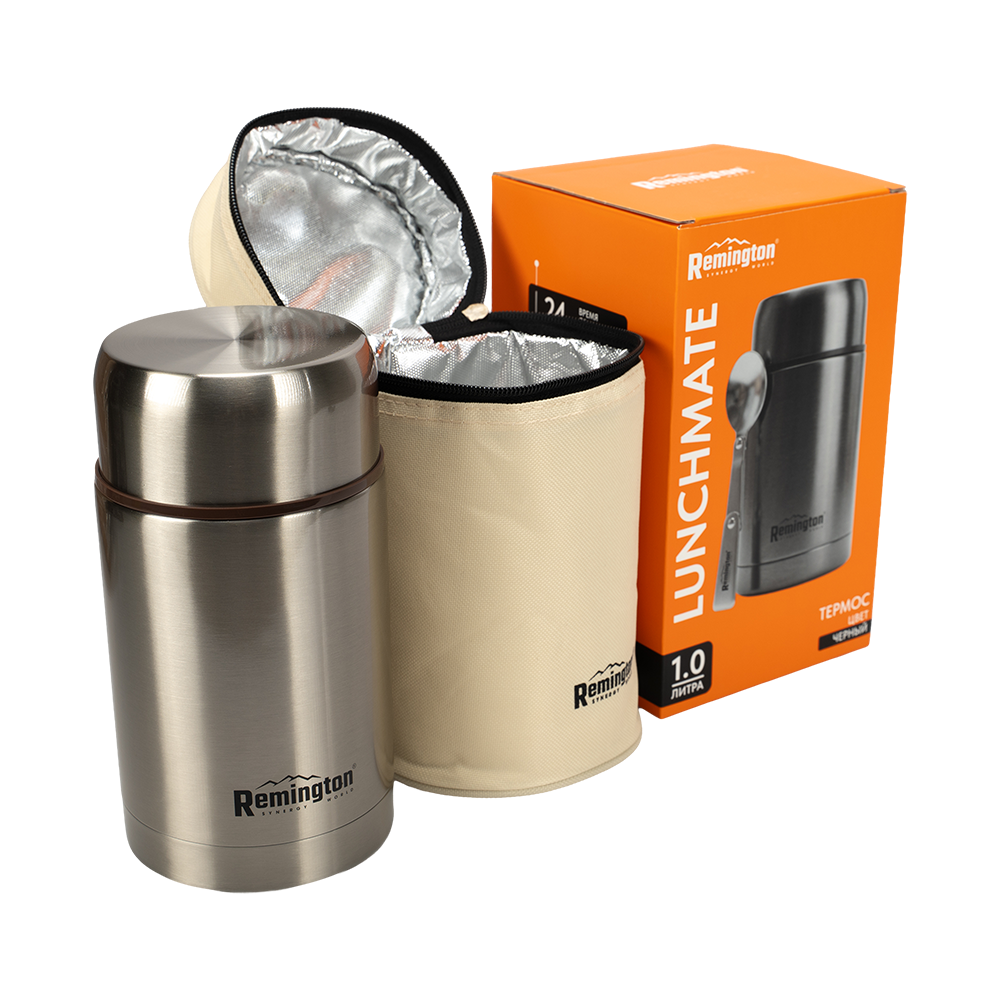 Термос Remington LunchMate 1000 Silver для еды, термочех. лож. 1000 мл. Фото №7 Термос Remington LunchMate 1000 Silver для еды, термочех. лож. 1000 мл. Фото №7