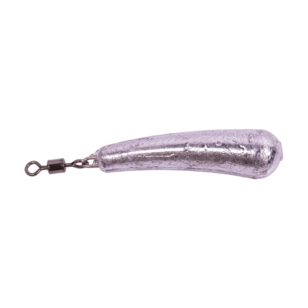 Груз "Банан" с ушком и вертлюгом 30гр. Фото №1