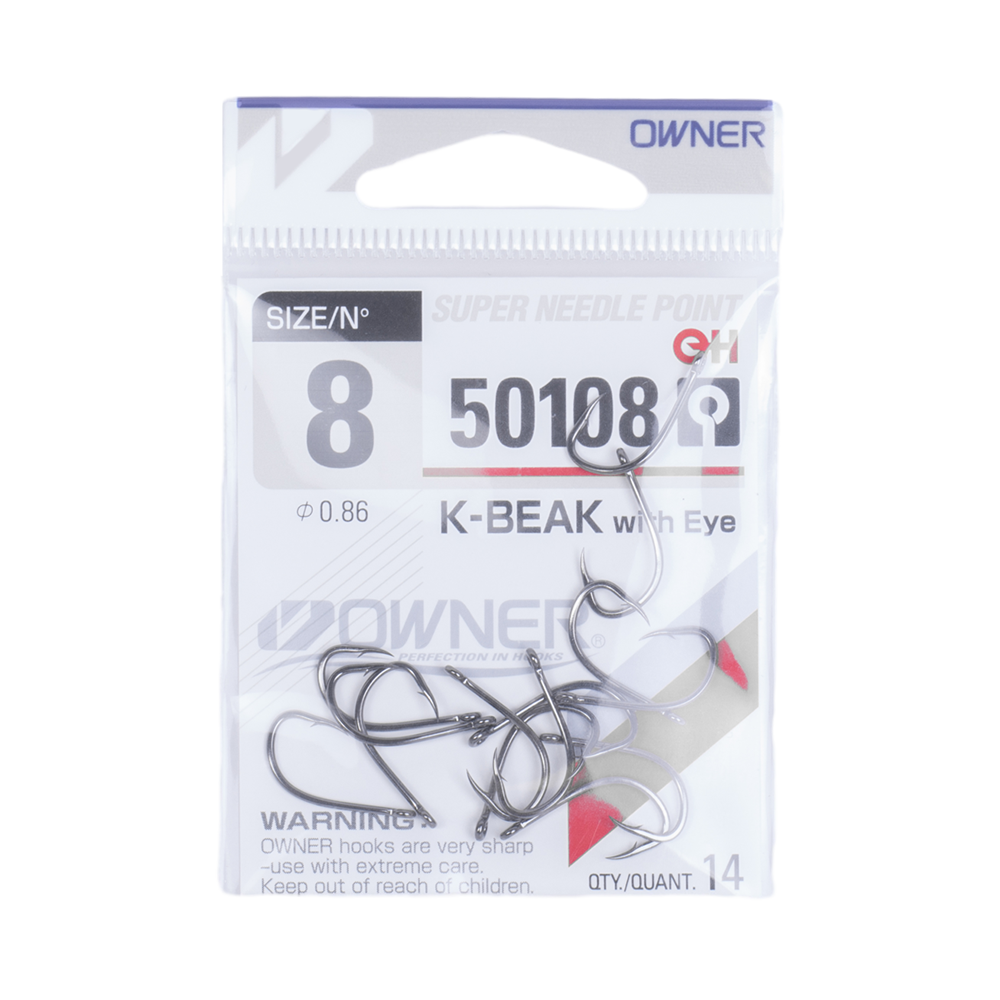 Крючок OWNER №50108 №8 (14 шт). Фото №1