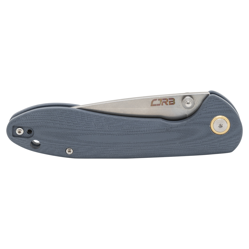 Нож складной CJRB Feldspar, рукоять серая G10, клинок D2. Фото №3