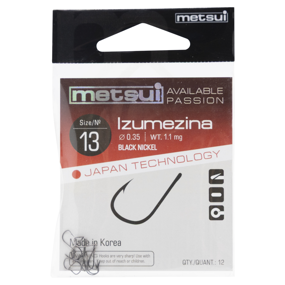 Крючки metsui IZUMEZINA  цвет bln, размер № 13, в уп. 12 шт.. Фото №1