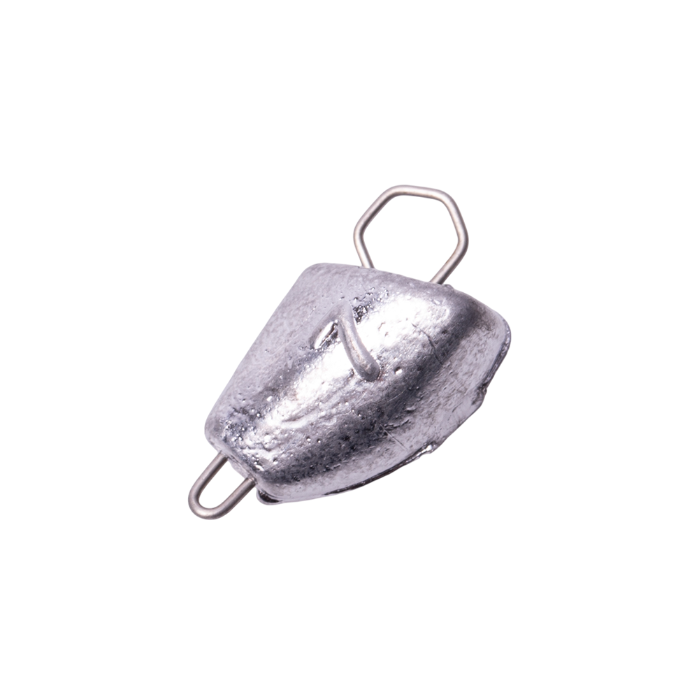 Груз "Клык" разборный серия "Лайт" ухо -0,6мм. нержавеющая проволока 7Гр. Фото №1