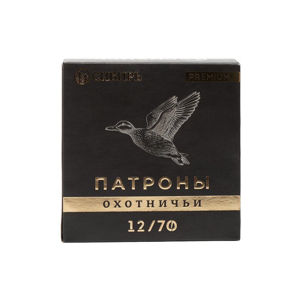 Патрон СИБИРЬ PREMIUM 12/70 охотничий дробовой 34г №3 (CX-2000) (пачка 25 шт) (в коробке 250шт). Фото №5