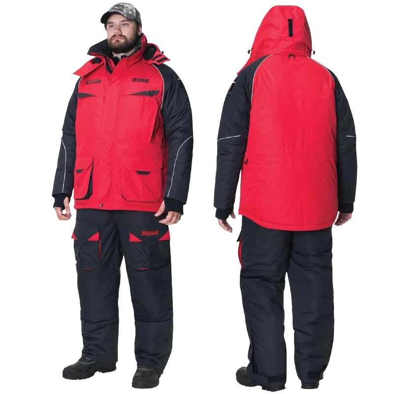 Зимний костюм Alaskan NewPolar красный/черный M (куртка / комбинезон). Фото №2 Зимний костюм Alaskan NewPolar красный/черный M (куртка / комбинезон). Фото №2