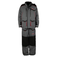 Изображение товара: Костюм Huntsman Siberia цвет Серый/Черный ткань Breathable р. 56-58/182-188
