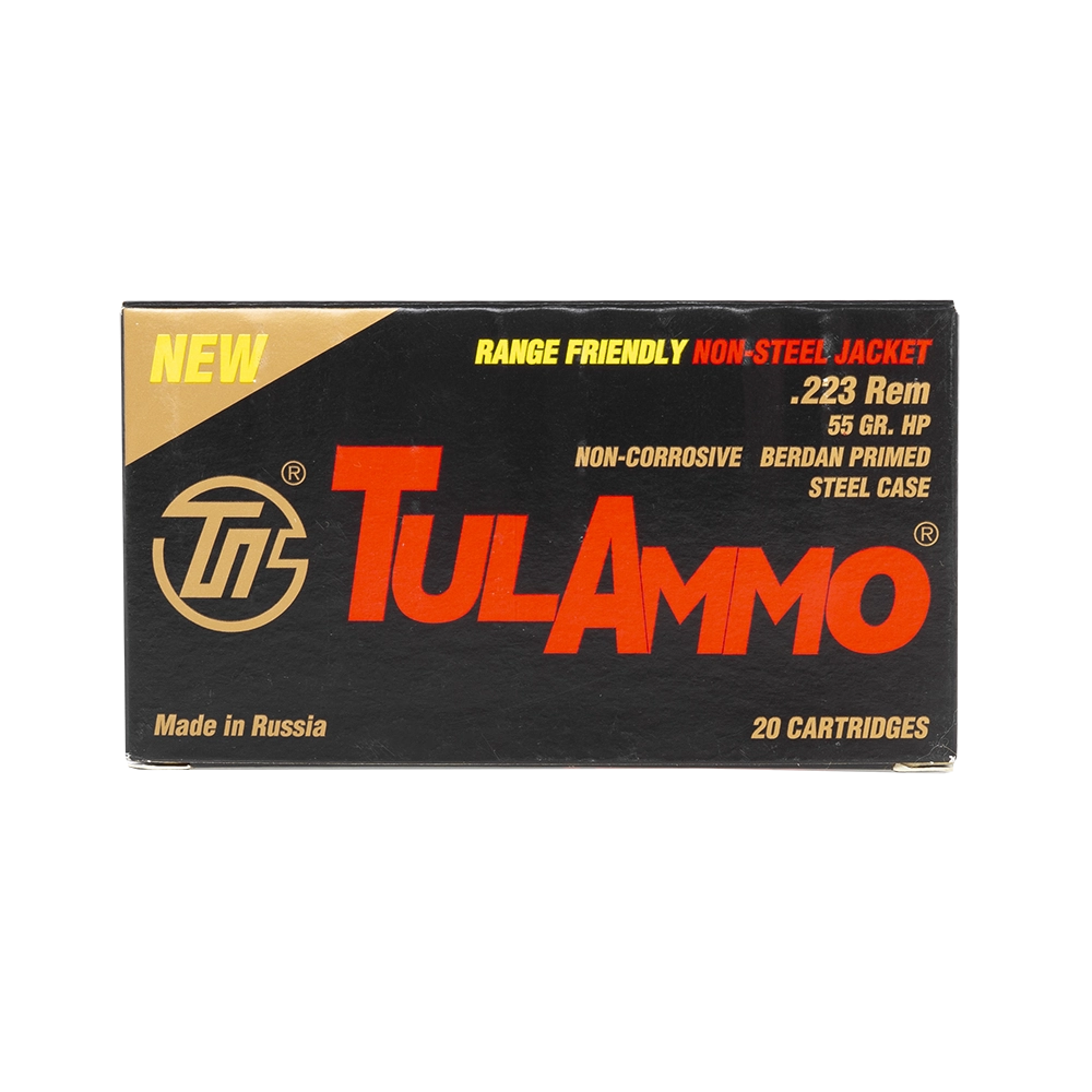Патрон охотничий УПЗ (ТПЗ) 5,56х45 HP 55 gr,ст/об. лат. (20шт.) в коробке 1000 шт.. Фото №3