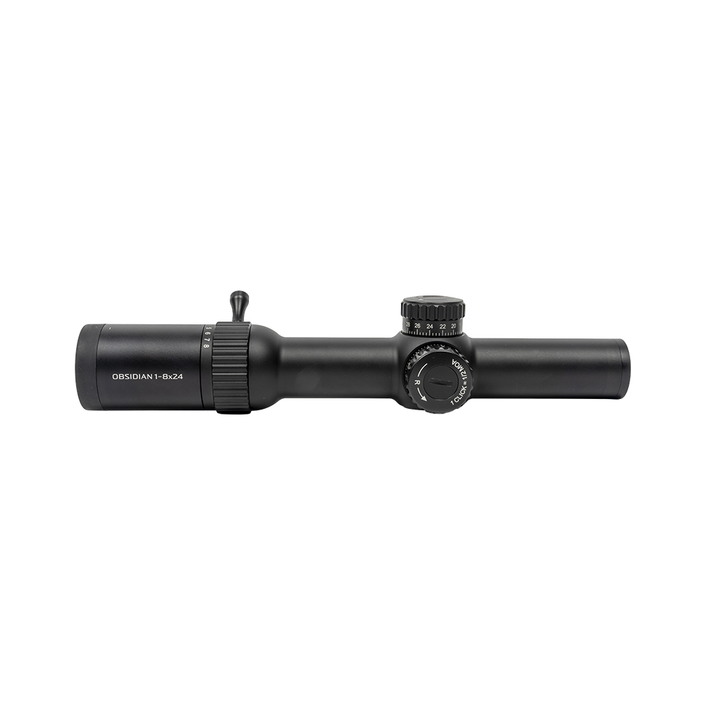 Прицел оптический GAUT Obsidian 1-8x24 сетка 62 (Half MD) SFP подсветка красная30мм поправки1/2МОА. Фото №7 Прицел оптический GAUT Obsidian 1-8x24 сетка 62 (Half MD) SFP подсветка красная30мм поправки1/2МОА. Фото №7