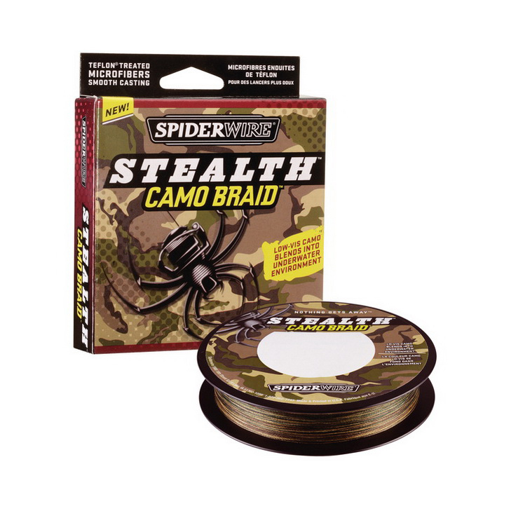 Леска плетеная SPIDERWIRE "Stealth Camo" 0.12mm (110m)(7.1kg)(камуфляж). Фото №2