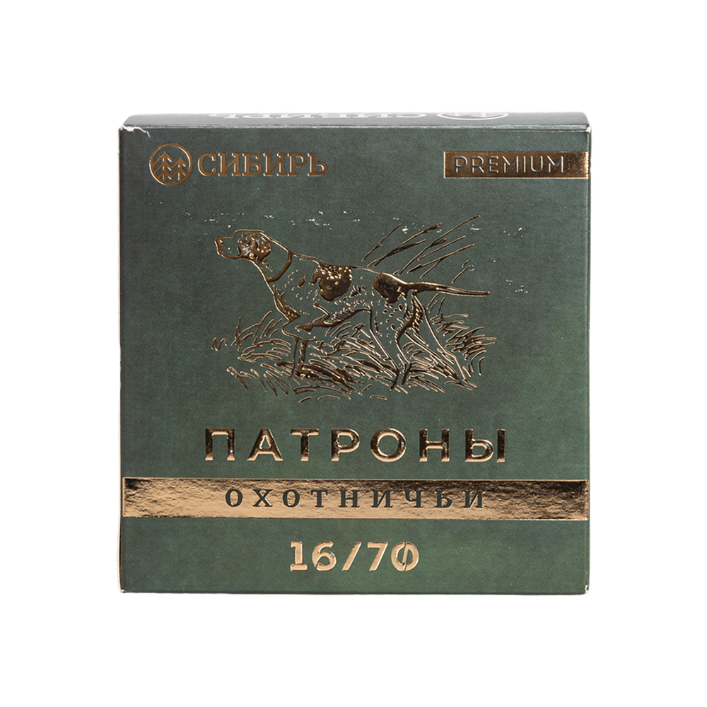 Патрон СИБИРЬ PREMIUM 16/70 охотничий дробовой 28г №00 (пачка 25 шт) (в коробке 250шт). Фото №5 Патрон СИБИРЬ PREMIUM 16/70 охотничий дробовой 28г №00 (пачка 25 шт) (в коробке 250шт). Фото №5