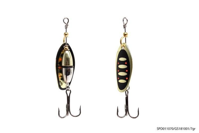 Блесна вращающаяся MADFISH Agate 7г, цвет GS181001