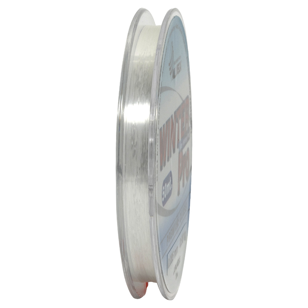 Леска ALLVEGA поводковая «Winter Pro» 50m 0.085mm (0.98кг) прозрачная (WPRO5085). Фото №3 Леска ALLVEGA поводковая «Winter Pro» 50m 0.085mm (0.98кг) прозрачная (WPRO5085). Фото №3