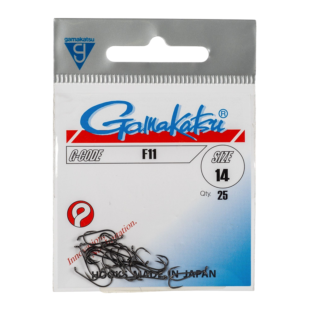 Крючок Gamakatsu Hook F11 №14. Фото №1 Крючок Gamakatsu Hook F11 №14. Фото №1