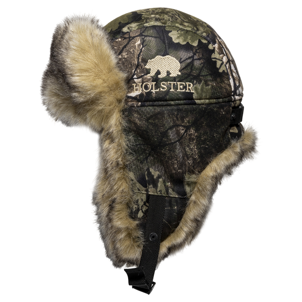 Шапка ушанка Хольстер / алова / дубок (57-58) . Фото №3