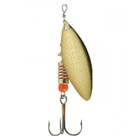 Блесна вращающаяся Mepps Aglia Long №2, 7гр, цвет (Gold) золото. Фото №2