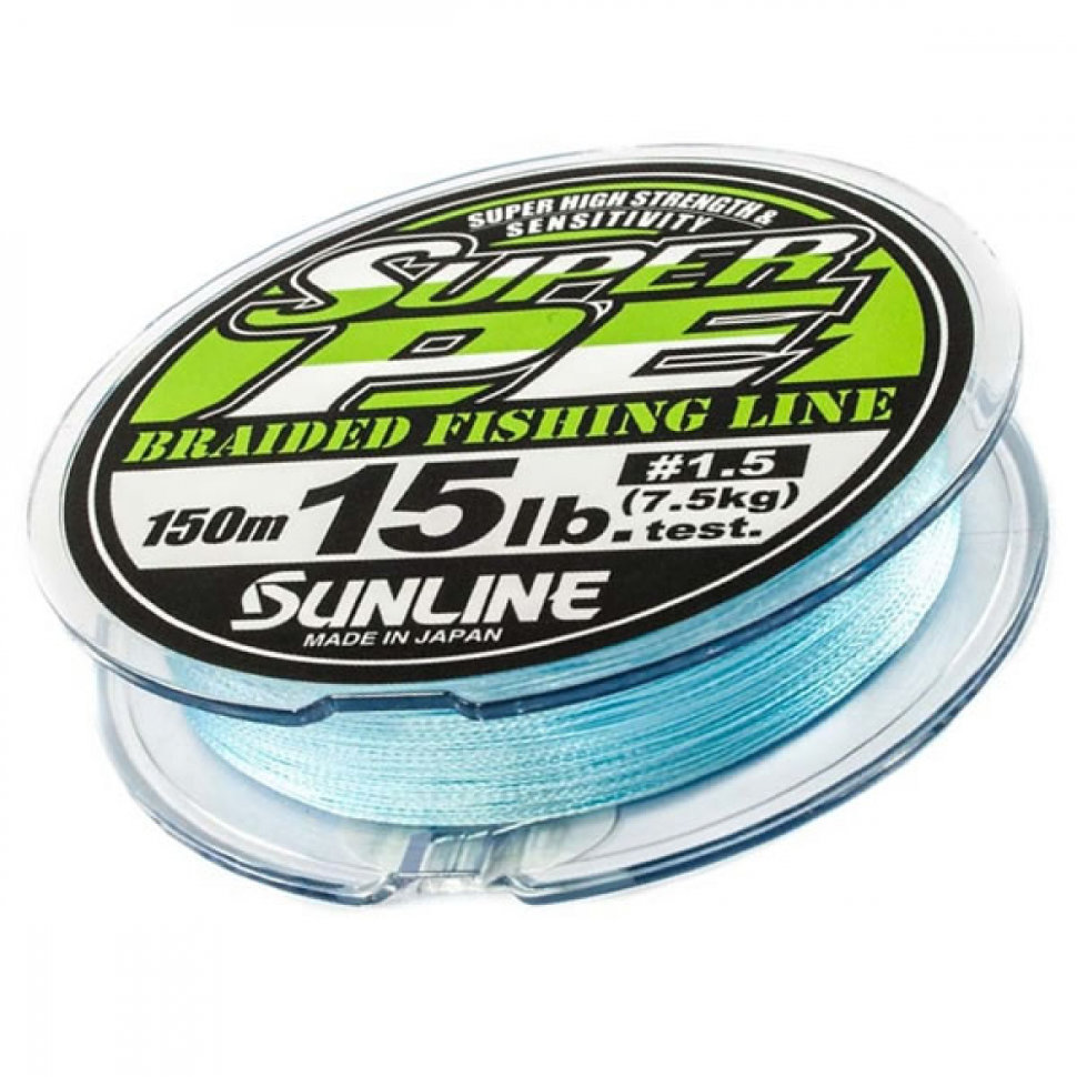 Шнур SUNLINE NEW SUPER PE 150M(D.GRN)#1/10LB. Фото №1