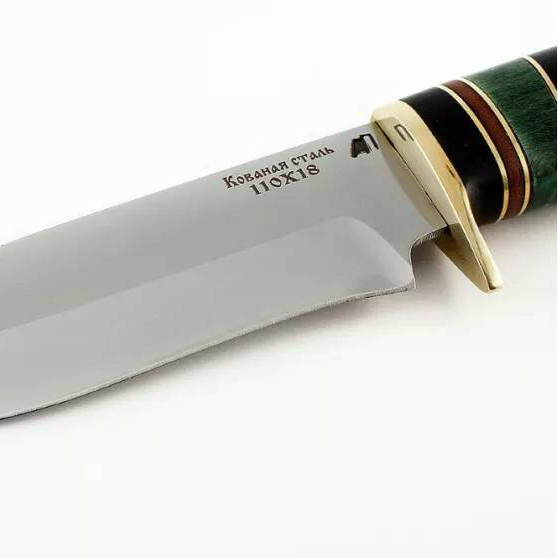 Нож "Зубр" 110х18 (без рисунка) (Кашулин). Фото №4