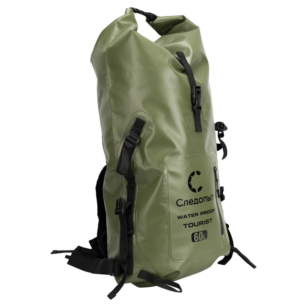Герморюкзак "СЛЕДОПЫТ -Tourist", 60 л, цв. хаки/12/16/15/. Фото №1 Герморюкзак "СЛЕДОПЫТ -Tourist", 60 л, цв. хаки/12/16/15/. Фото №1