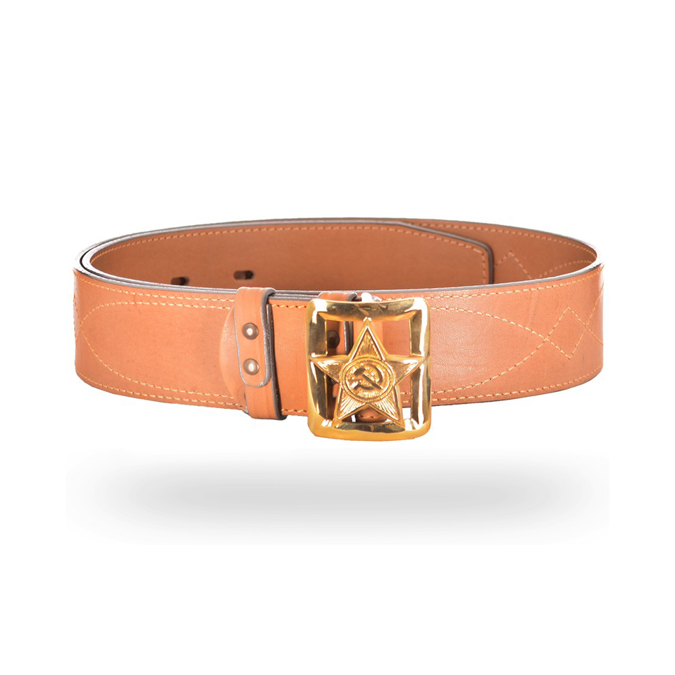 Ремень поясной "Звезда" 50 мм светло-золотой (ХСН). Фото №2 Ремень поясной "Звезда" 50 мм светло-золотой (ХСН). Фото №2