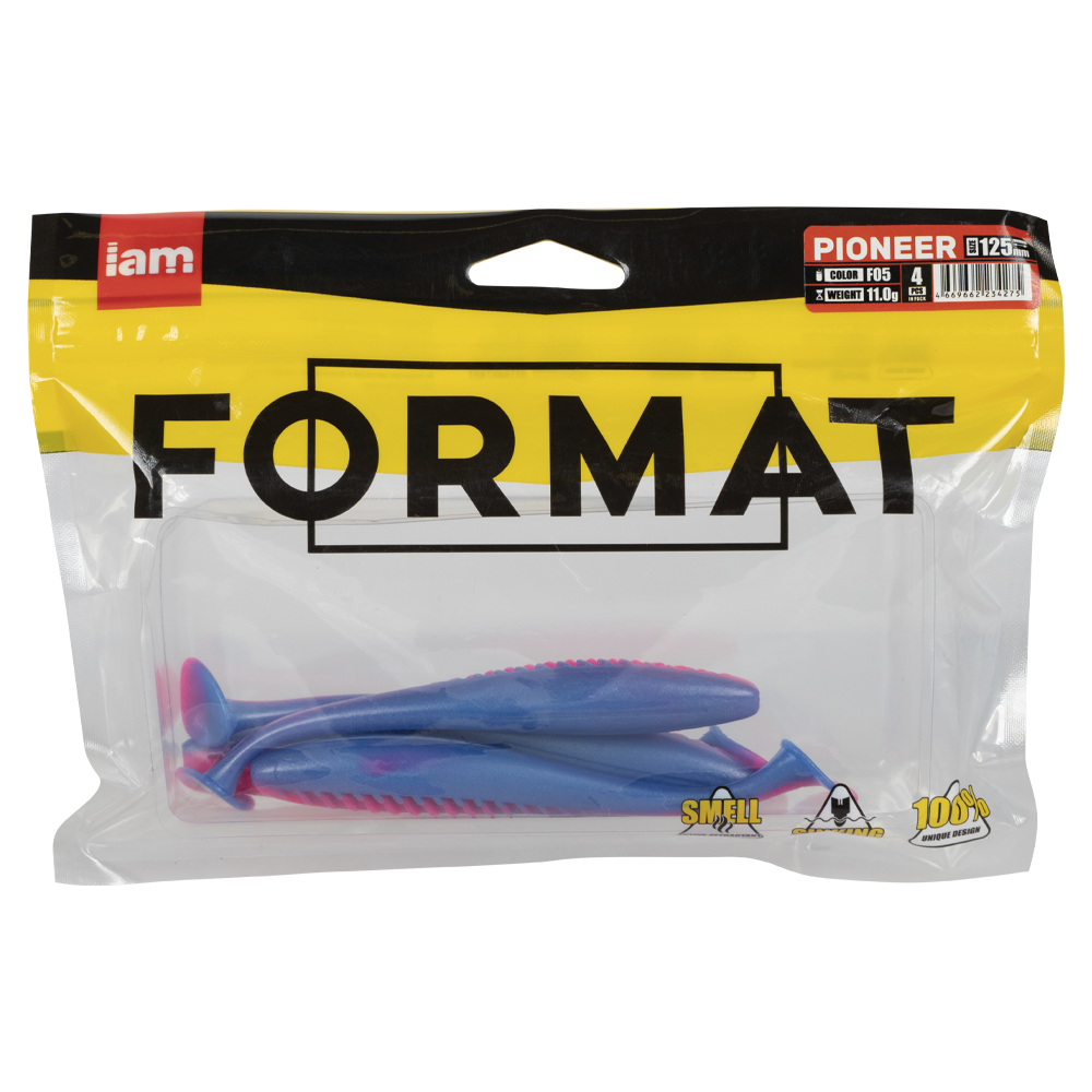Силиконовая приманка Format Pioneer, 125мм, цвет F05n (4шт. упак). Фото №1 Силиконовая приманка Format Pioneer, 125мм, цвет F05n (4шт. упак). Фото №1