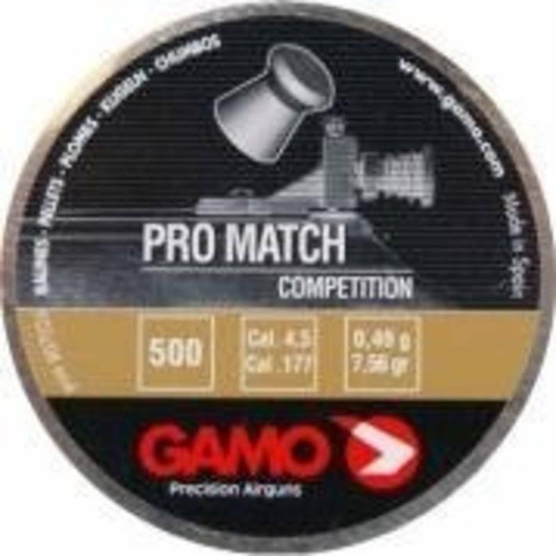 Пуля пневматическая "Gamo Pro-Match", калибр 4,5 мм. (500 шт.)